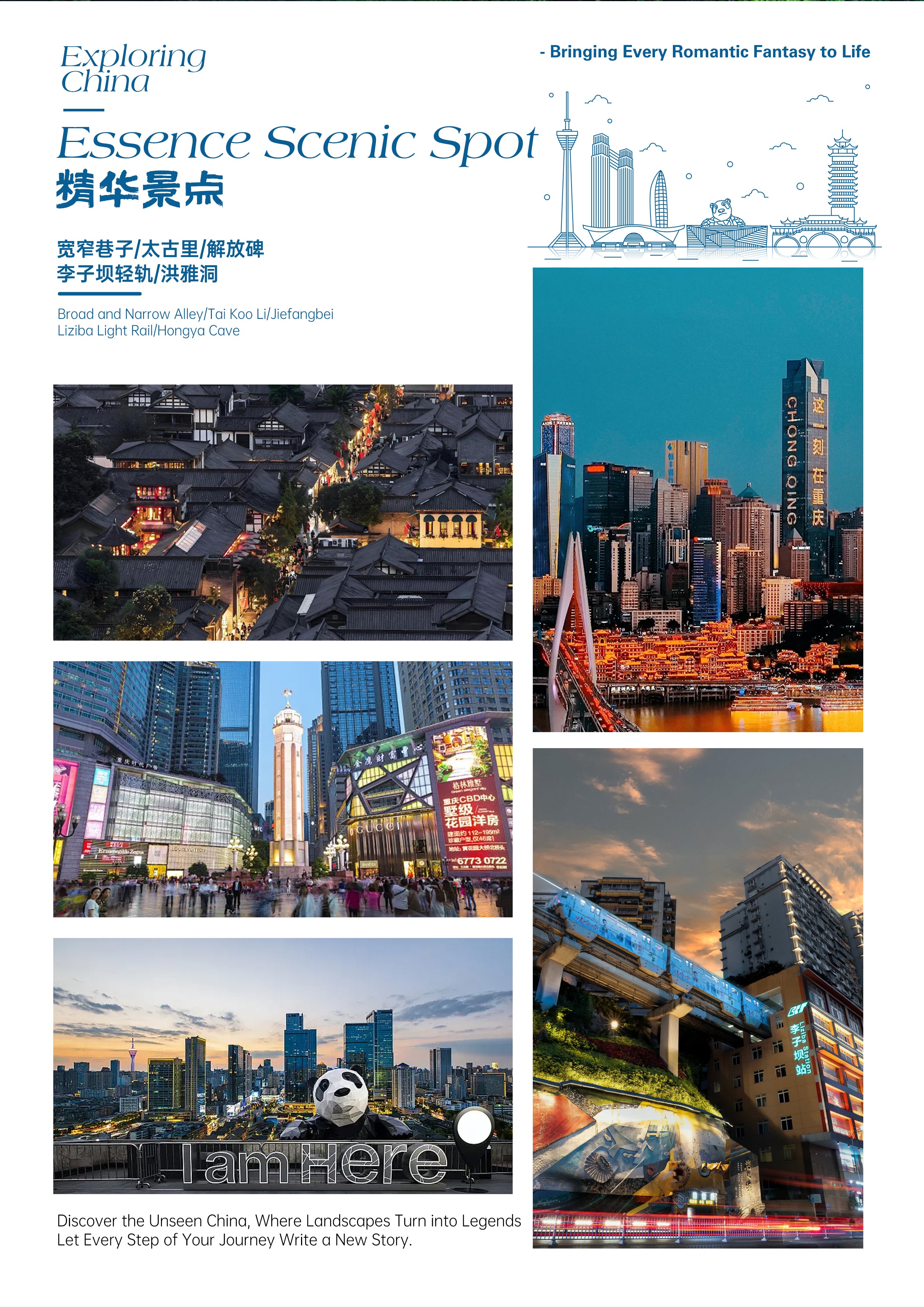 Manila - Chongqin + Chengdu |6D5N|Connecting Flight