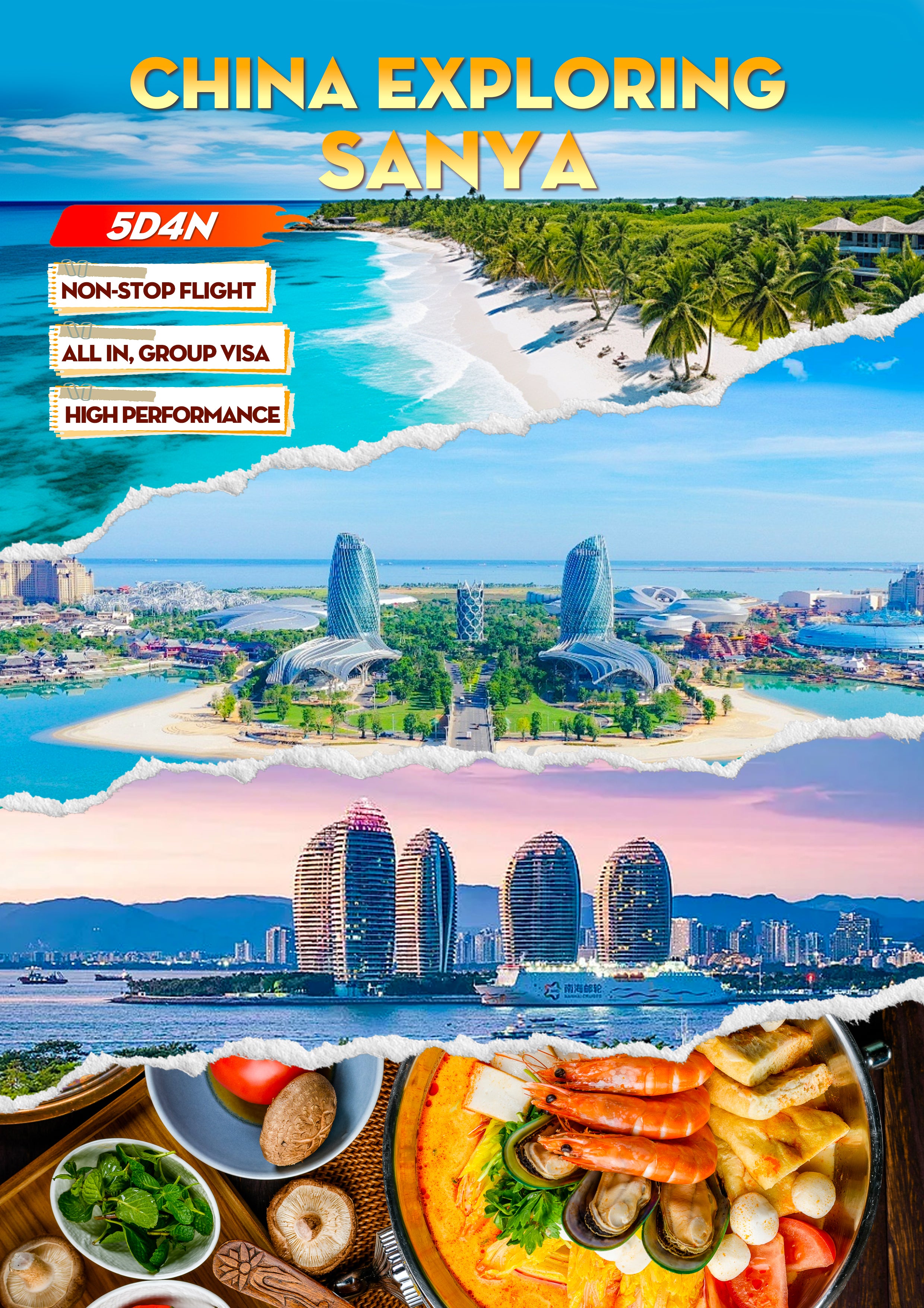 Charter Flight: Manila to Sanya ｜Non-Stop Trip ｜ 5D4N